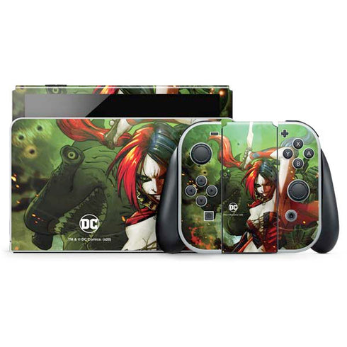 DC Comics Harley Quinn Suicide Squad Vol 1 Cover New 52 Nintendo Switch OLED (2021) Skin
